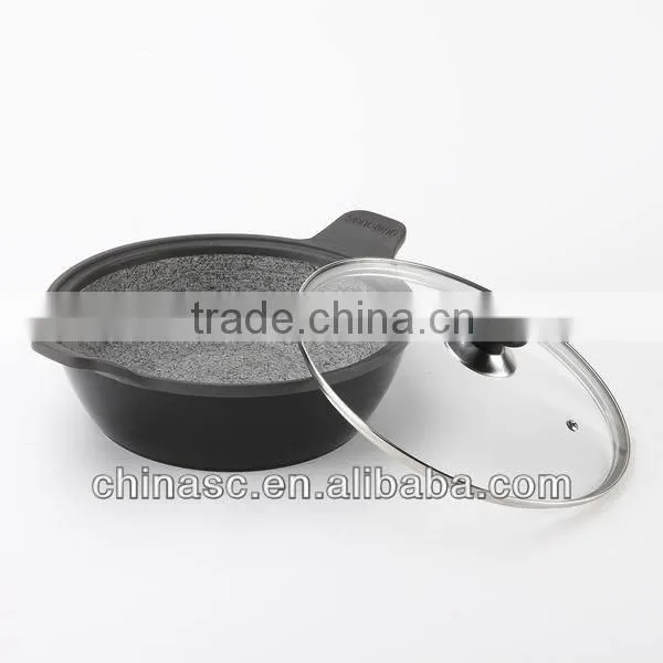 Induction cooker stone pot for soup river stone cookware