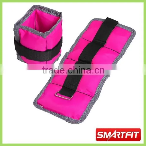 pink ankle weights for running exercise