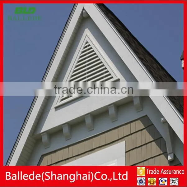 easy install powder coated ceiling aluminum louver roof