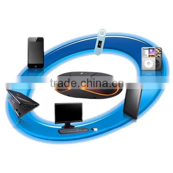 Dual football portable wireless mini bluetooth speaker