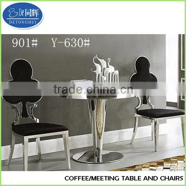Coffee table and leisure glass table 073#