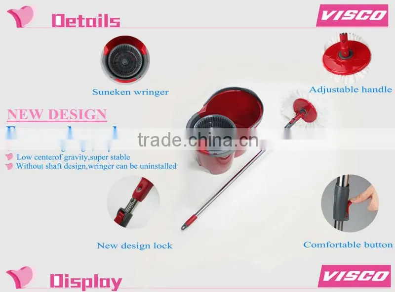 High quality 360 clean mop with bucket,VA360