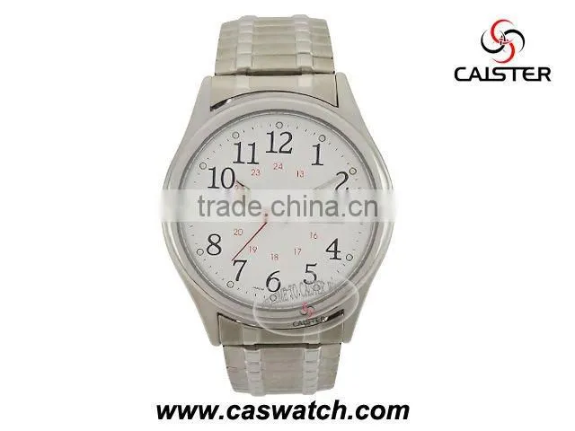 Elegant alloy men watch with date of window