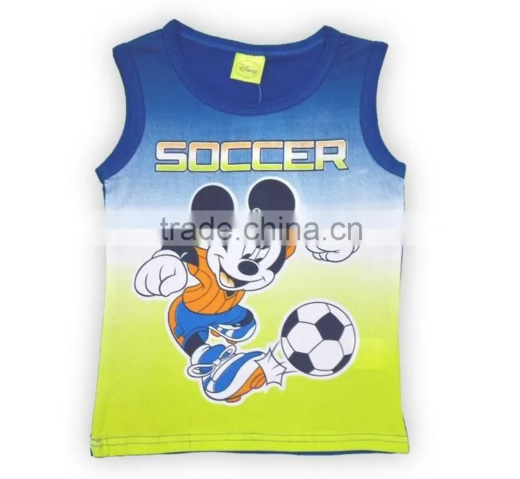 china supplier boys sleeveless motorcycle design fashion boys kid clothing summer 100% cotton t -shirt wholesale kid clothing