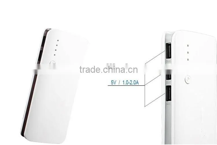 Hot Selling 3 ports Ports Mobile Battery Charger ,10000 mah Portable Mobile Battery Charger