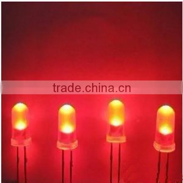 alibaba 10 years factory top quality competitive price 5mm oval/strawhat /round all single colors led diode