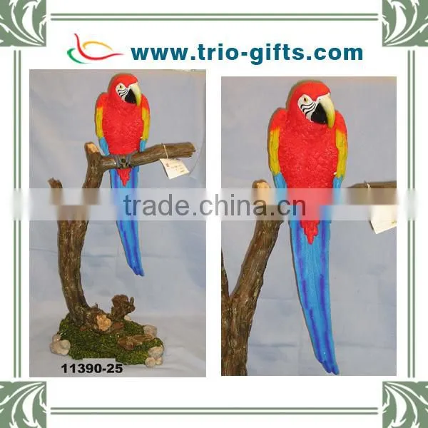 Polyresin parrot ,polyresin macaw