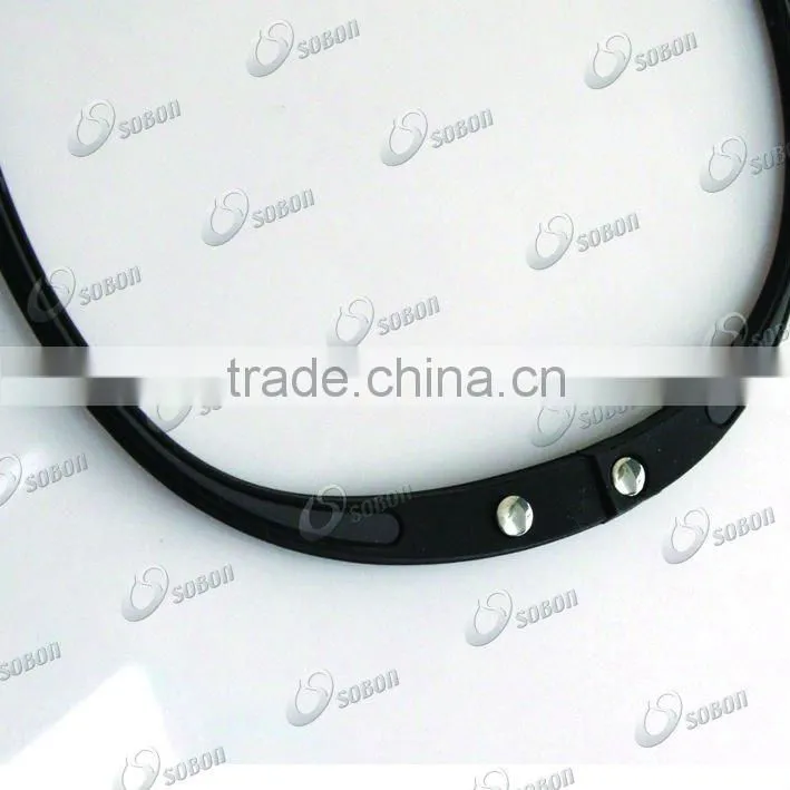 fashionable customized sobon silicone energy negative ion couple necklace dubai titanium jewelry necklace