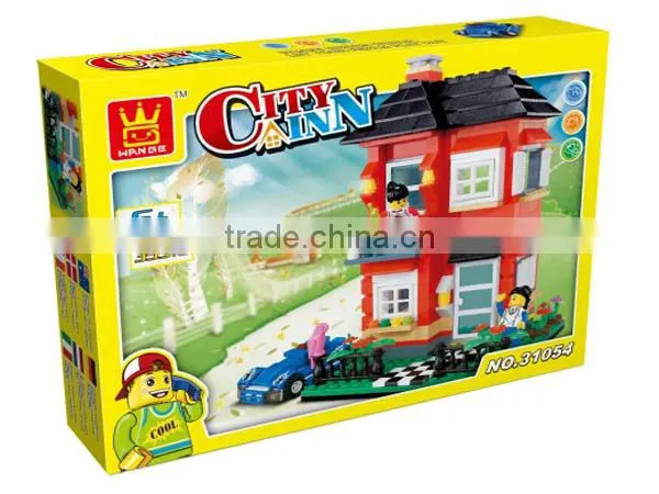 Factory Villa Brick Toys Model house building block