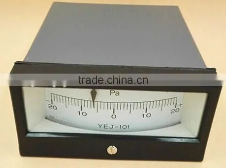 Rectangular diaphragm pressure gauge