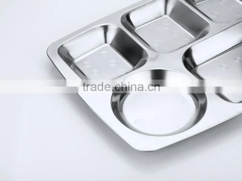 dining tableware divided food face lunch plate