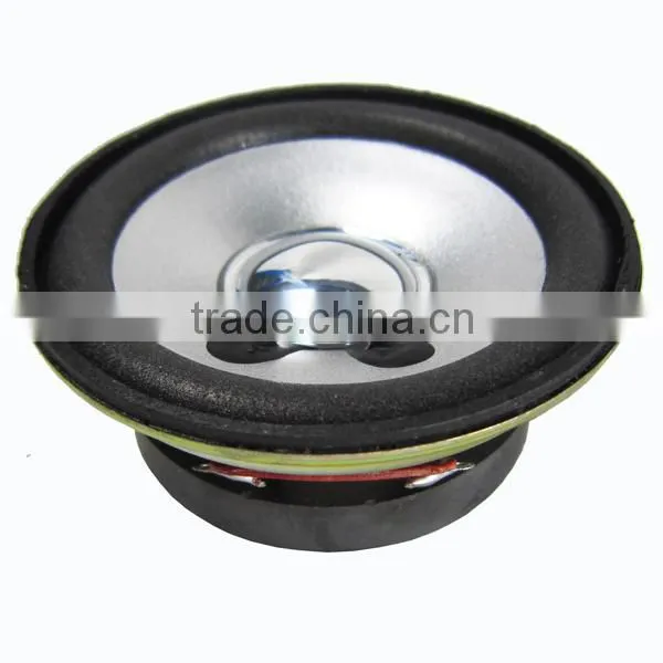 YD66-50B 8Ohm 10W round silver cone speaker, 66mm small waterproof speaker