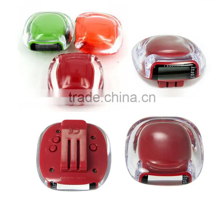 High Quality Transparent Acrylic Sport Pedometer