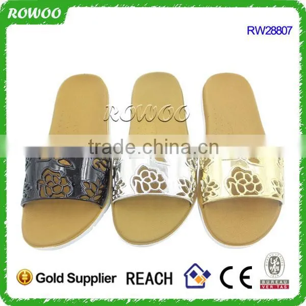 Hot sale Casual outdoor women slipper, slide sandals,beach nude slipper