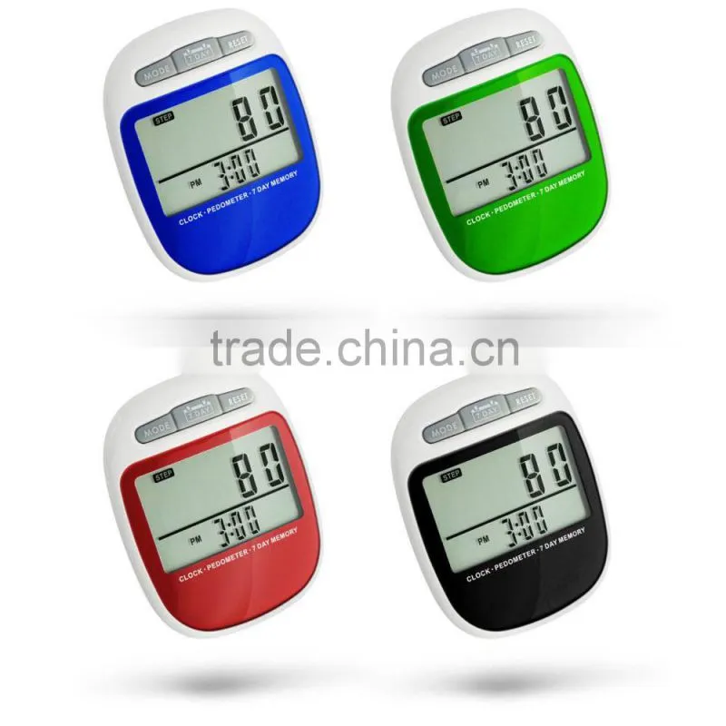 China supplier 2015 LED light color precise pedometer test manual for kds
