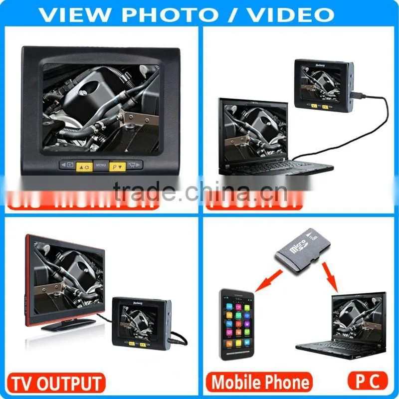 3.5" LCD Wireless Zoom Rotate Inspection Camera Borescope Endoscope