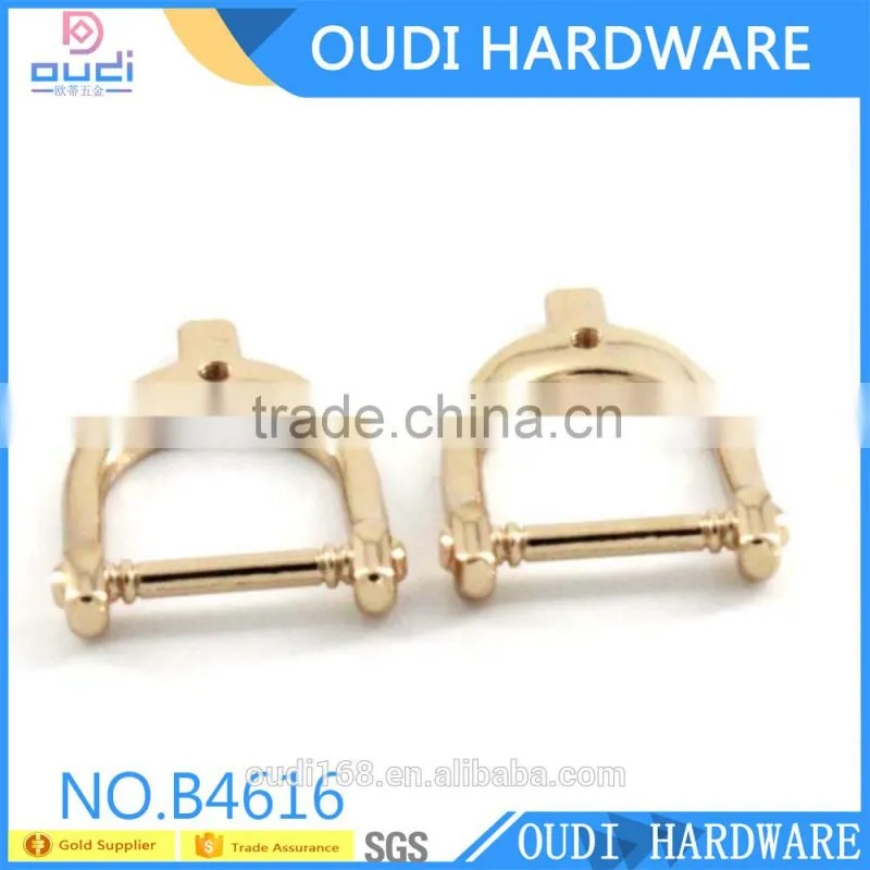 High Quality Woman Handbag And Shoe Accessories Metal Buckles D ring