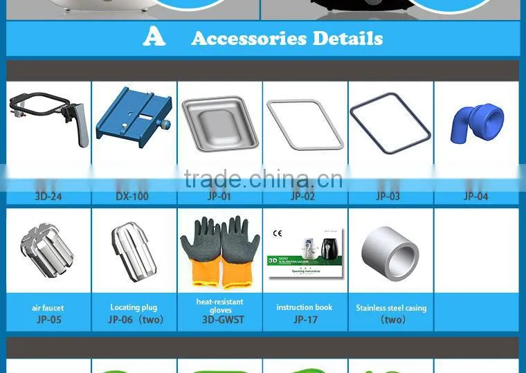 Sunmeta factory directly mini 3D sublimation oven for mugs ST-1520