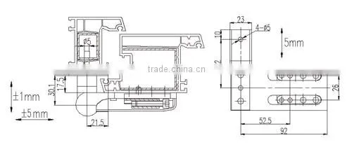 hot selling hinge, door lock
