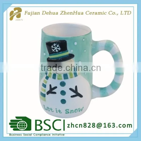 ceramic custom gift decoration christmas mug