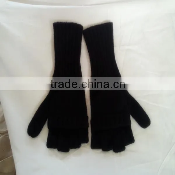 new style and high quality women's cashmere gloves