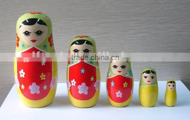 wholesale wooden russion nesting doll