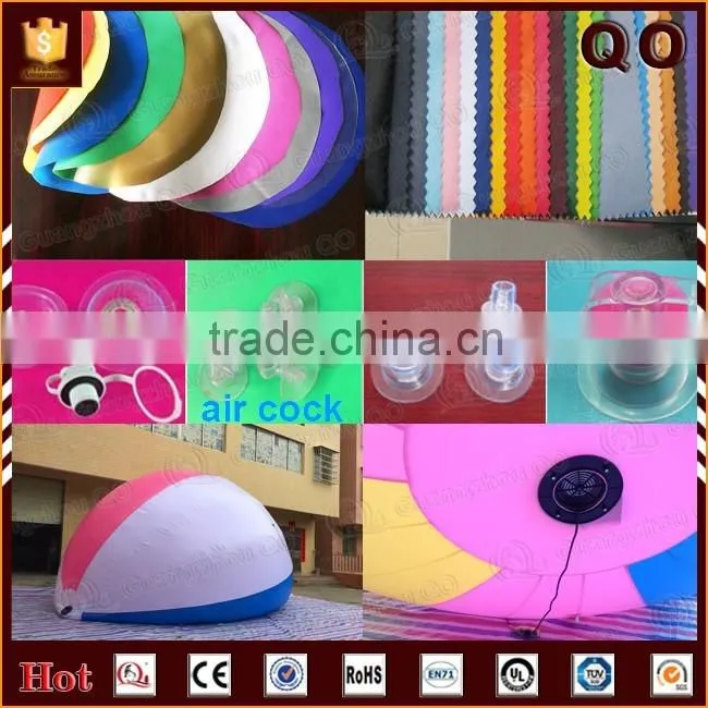 Giant entertainment balloon logo custom fabric covered beach ball