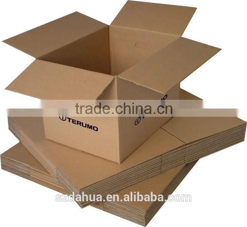 shenzhen dahua High Quality Cardboard Corrugated Shoe Boxes for Packaging Wholesale