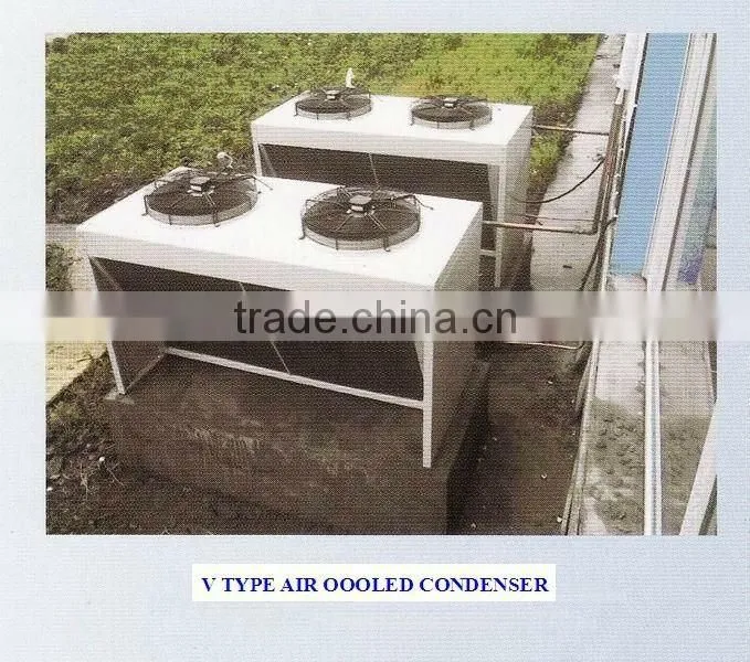 FNV Type Air Cooled Condenser for Food and Vegerable Fresh,Cold Storage Room and Quick Freezing