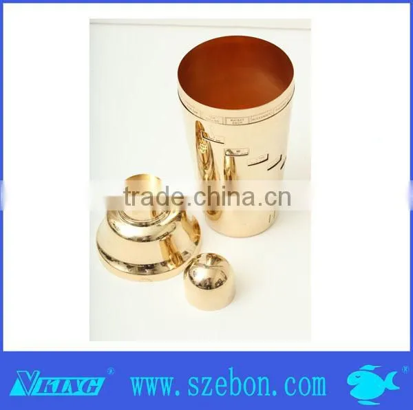 Hot sale cupuliform stainless steel cocktail shaker for bar