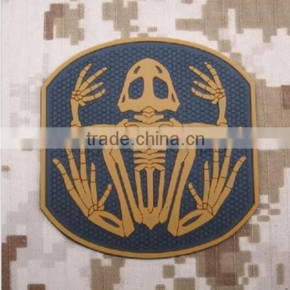 Navy Devgru Seal Team 6 Skeleton Frog Frogman Morale Pvc Rubber Patch Army Tactical Swat Patch 3d Morale Badge Military Patches