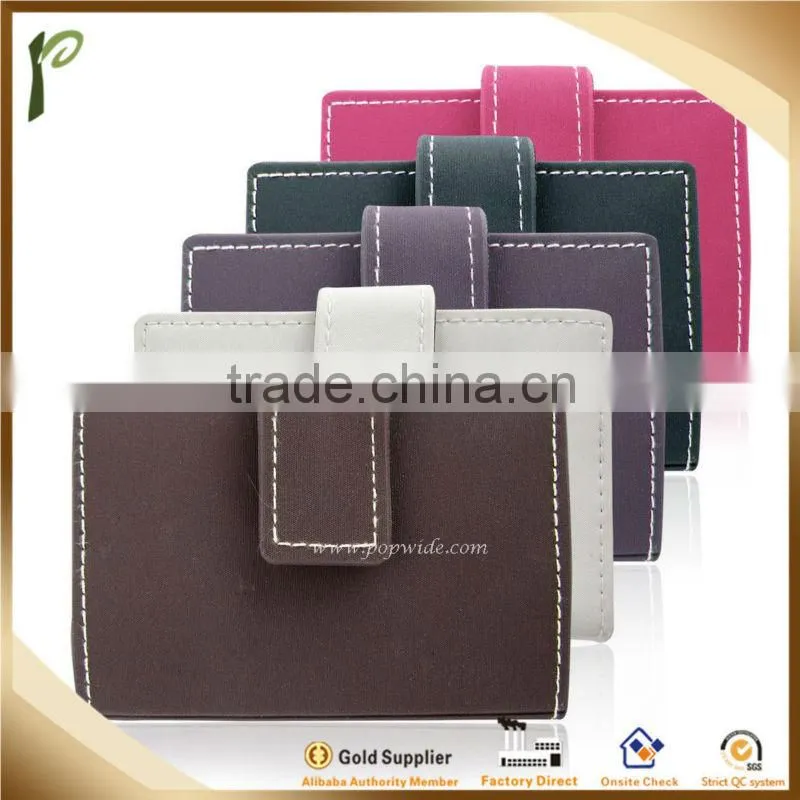 Popwide High Quality RFID Multiple pages PU Card Holder