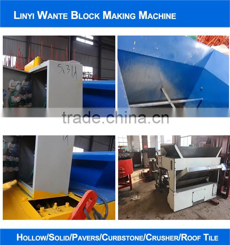 Movable concrete hollow&solid block making machine/Egg laying concrete block machine
