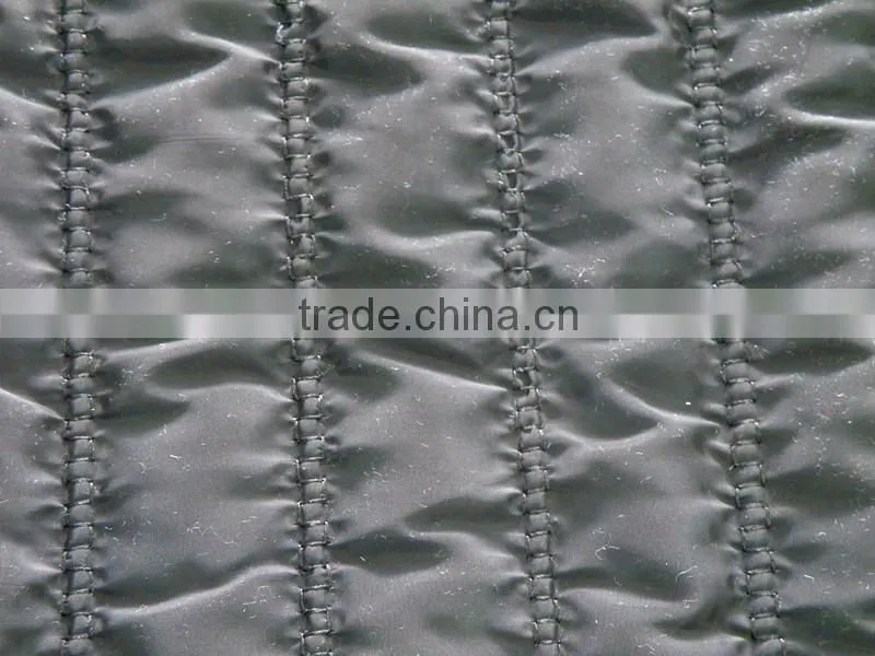 Waterproof padding cotton quilted embroidery fabric