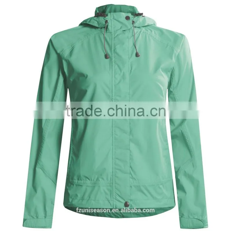 Waterproof cheap yellow rain jacket