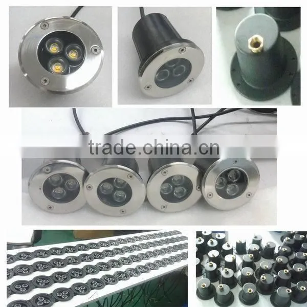 solar led underground ligh led underground light 3w