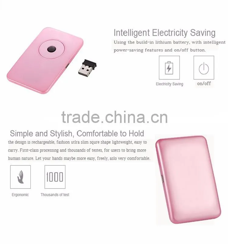 2.4GHz USB Receiver Mini Rechargeable Touch Function Wirless Air Mouse Presenter without Battery For Ipad