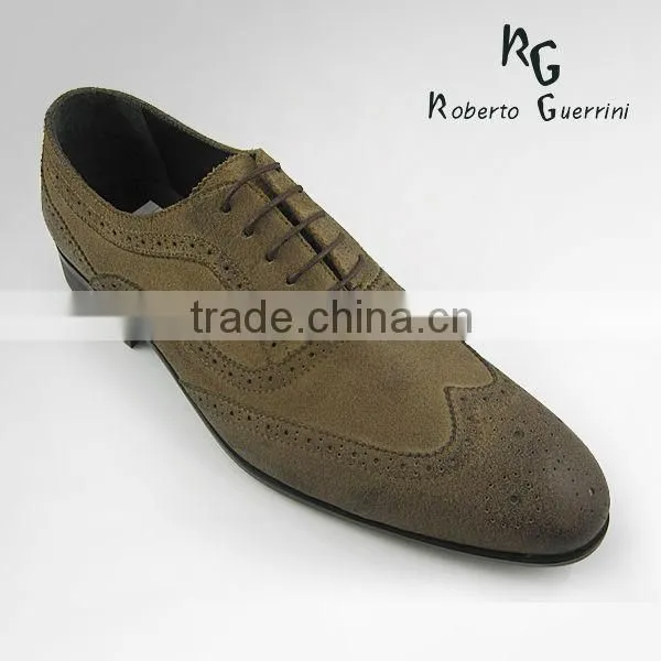 Suede leather casual dress shoe