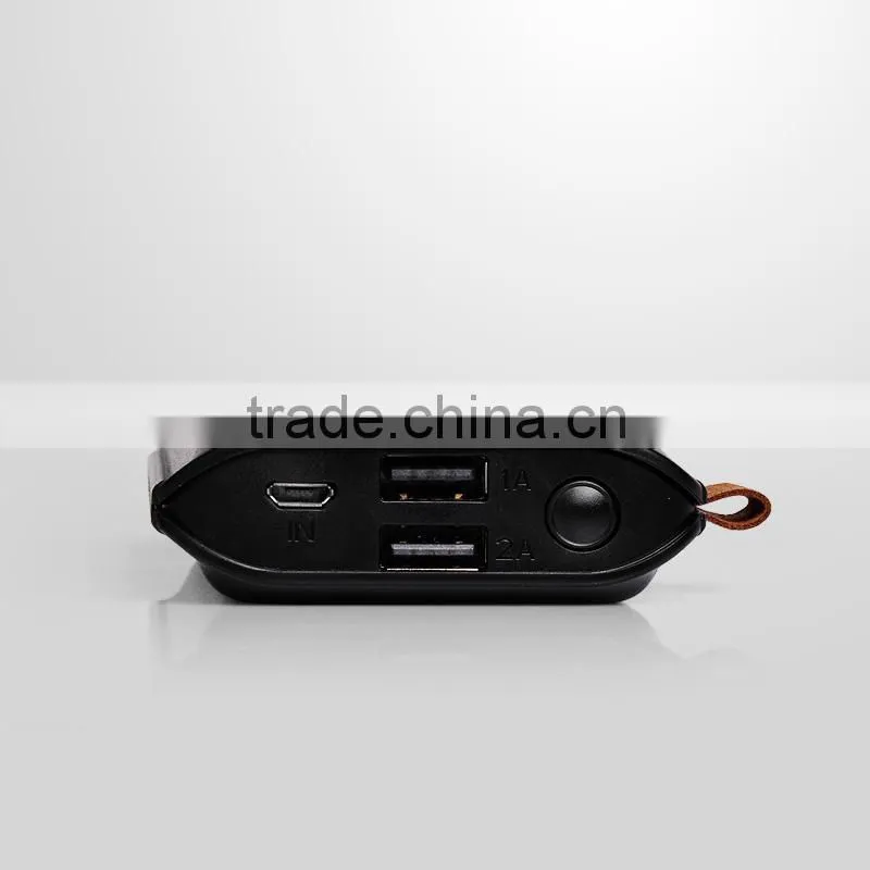 smart phone charger gift dual USB charger double power battery 18650 battery 10000mah