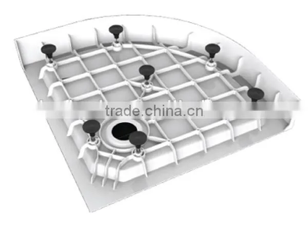 SUNZOOM shower tray 80x80,shower base for canada,curved shower base