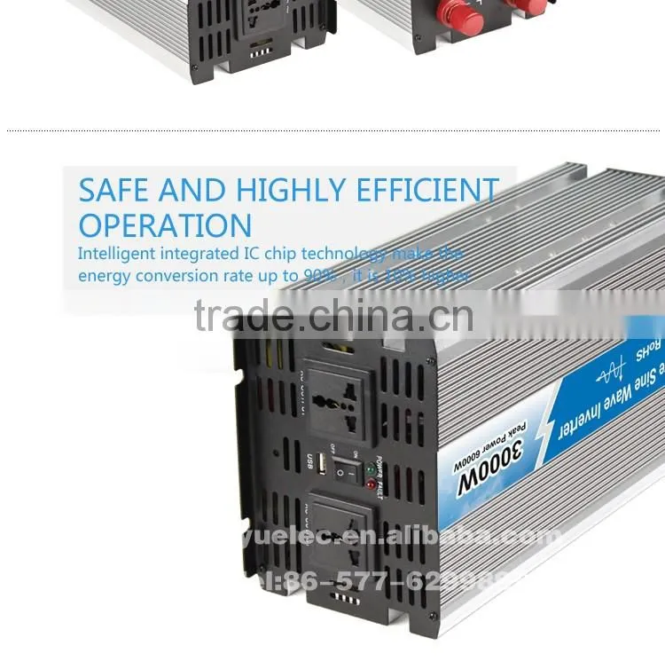 China famous factory outlet OPIP-3000 pure sine wave power inverter DC12v to AC 110v/220v power inverter
