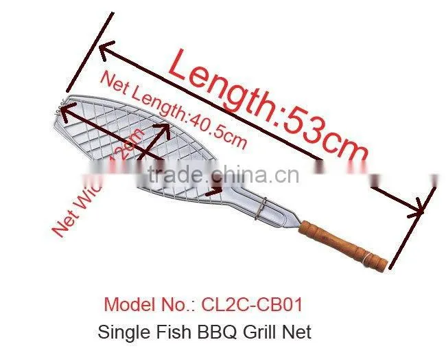 Single Fish BBQ Grill Mesh