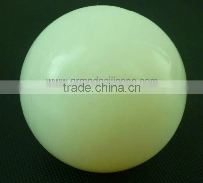 high quality colored smooth surface silicone rubber ball