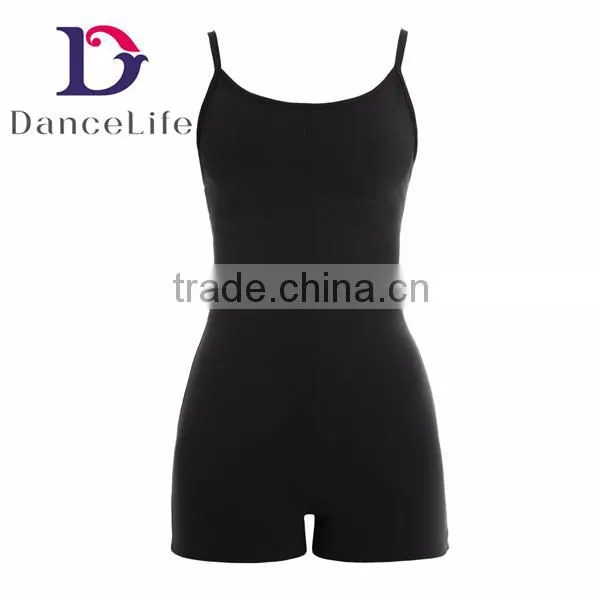 A2616 Adult's Short Unitard with Crisscross Camisole Straps