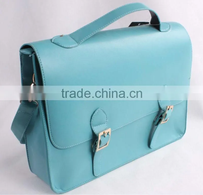 2014 PVC girl school bag office bag for promotion