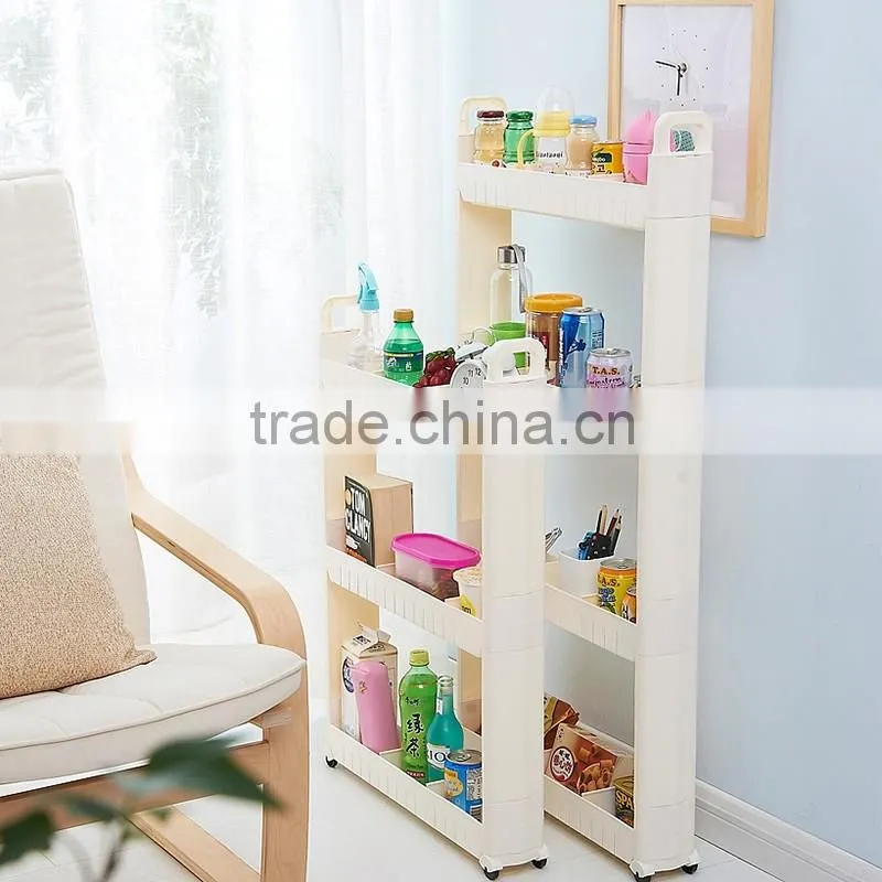 Homeware 3 Layers plastic cracks shelf storage rack organizer rack