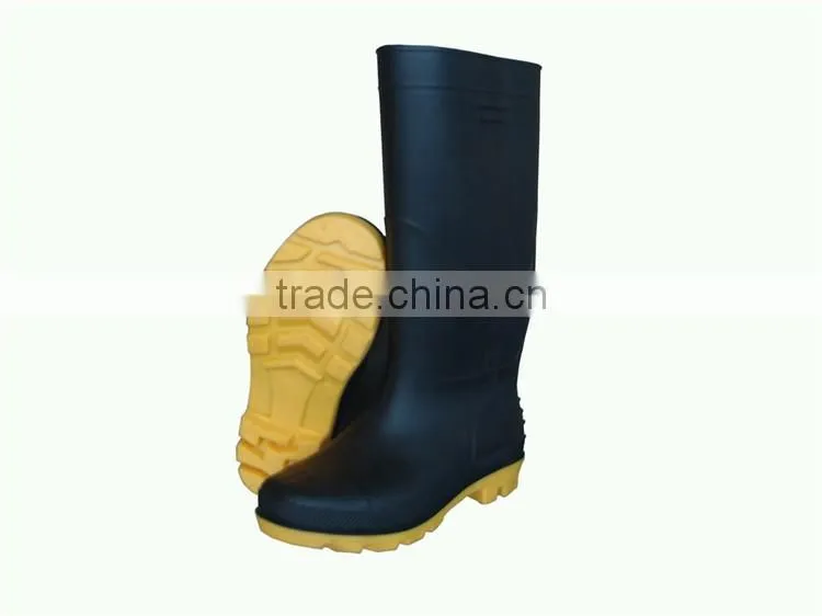 white pvc rain shoes without steel toe,wellington boots