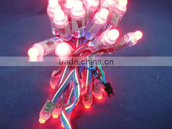 12mm led pixel light ws2801/RGB led pixel waterproof ws2801 strings