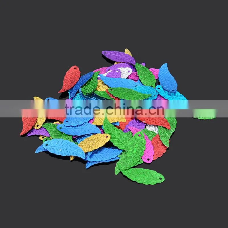 Laser multi-color Christmas tree sequins