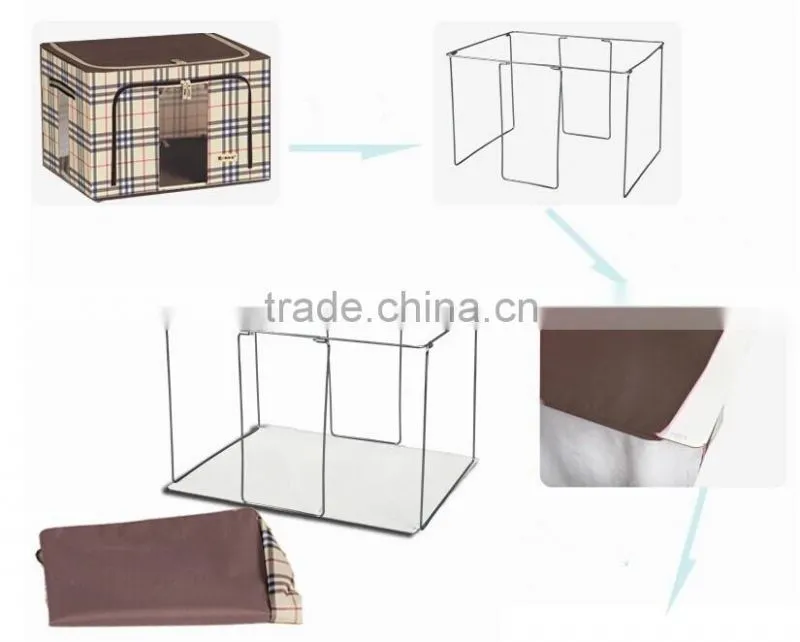 Foldable and waterproof book food underwear toy storage plastic box of christnas for kids
